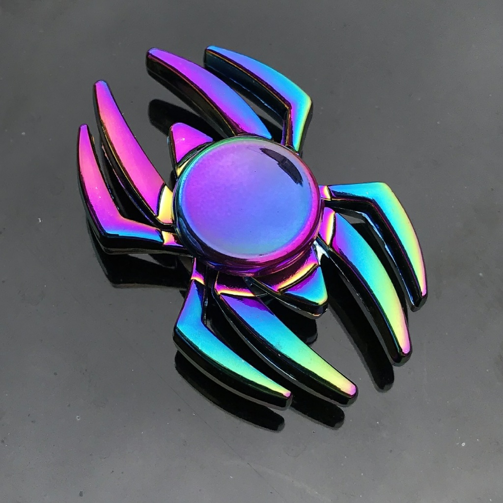 Con Quay Đồ Chơi Fidget Spinner NhiềU MàU, BằNg HợP Kim Kẽ