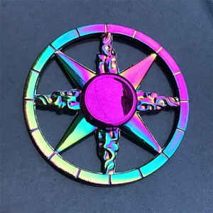 Con Quay Đồ Chơi Fidget Spinner NhiềU MàU, BằNg HợP Kim Kẽ