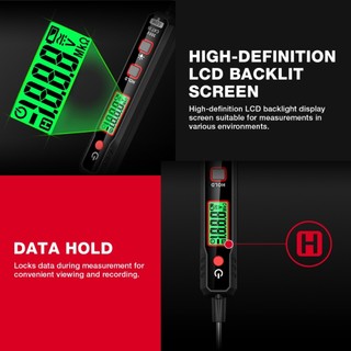 (Bảo hàng 1 năm)HABOTEST🔥 HT86B Máy dò điện áp ô tô DC AC 300V Máy dò mạch ô tô không tiếp xúc