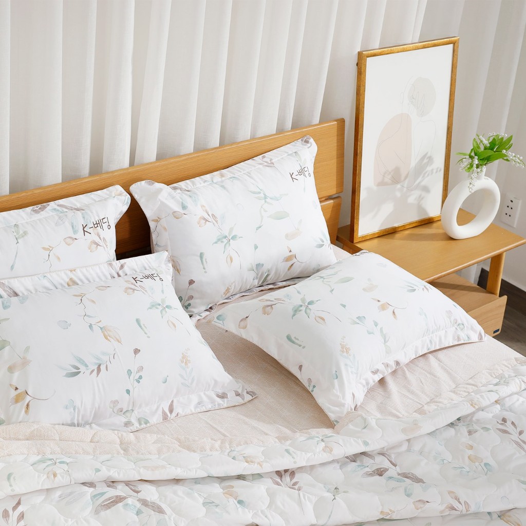 Ảnh Ruột gối nằm kèm vỏ gối K-Bedding by Everon chất liệu gòn bi - nhiều kích thước (1 cái) 3