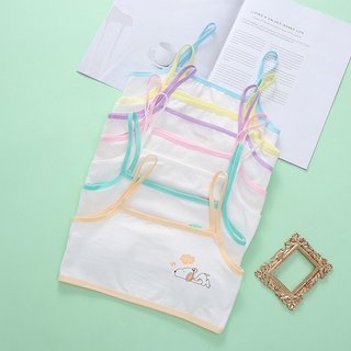 Áo Lót Cho Bé Gái 2 Dây Cotton Hoạt Hình, Áo Bra Học Sinh Mềm Thoáng Mặc Thoải Mái King Shop A-154