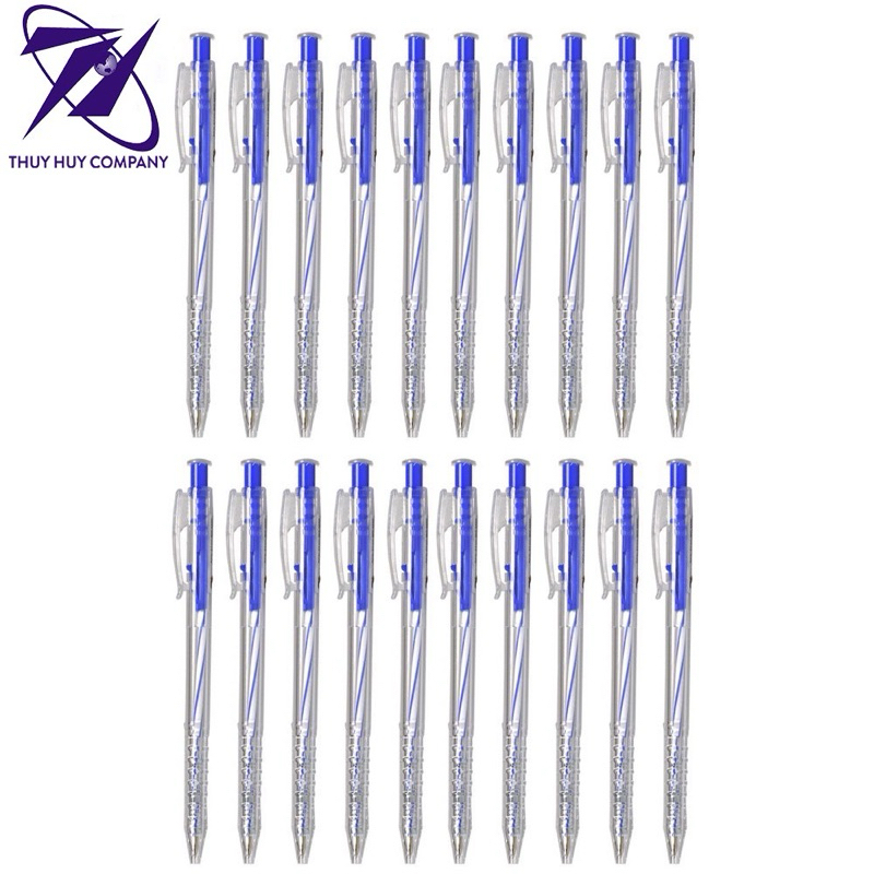 [Sỉ] HỘP 20 CÂY BÚT BI TL 027 THIÊN LONG - ĐỦ MÀU - VPP QUÔC HUY