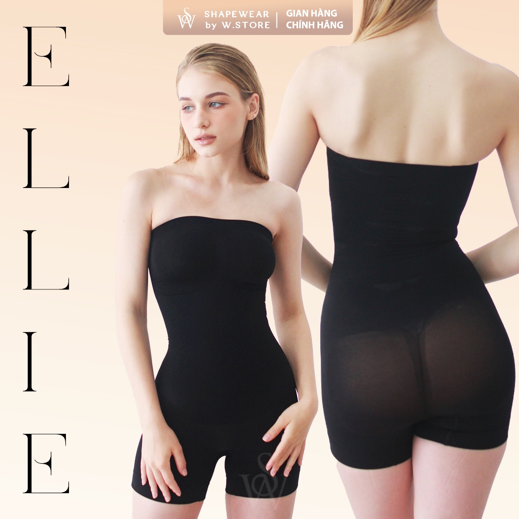 Ảnh Shapewear Jumpsuit WSTORE - Áo Liền Quần Toàn Thân Mặc Lót Trong Quần Áo, Đầm 2 Dây Hàng Cao Cấp 1