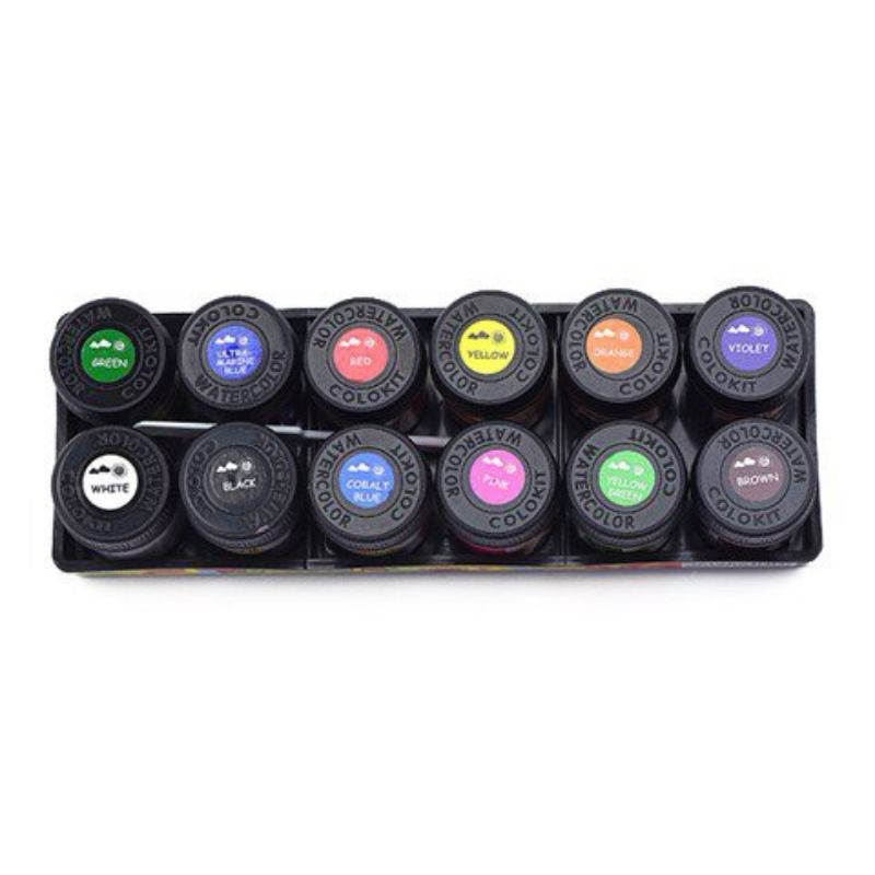 MÀU NƯỚC COLORKIT  WACO-03, WACO-05 TL 8 / 12 MÀU - VPP QUỐC HUY