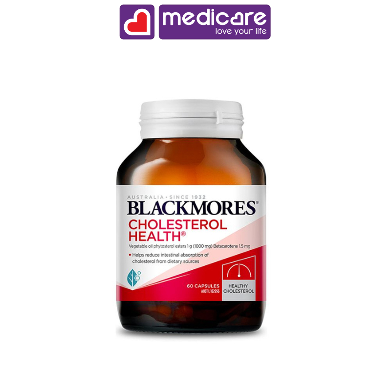 Viên uống Blackmores hỗ trợ giảm cholesterol chai 60 viên
