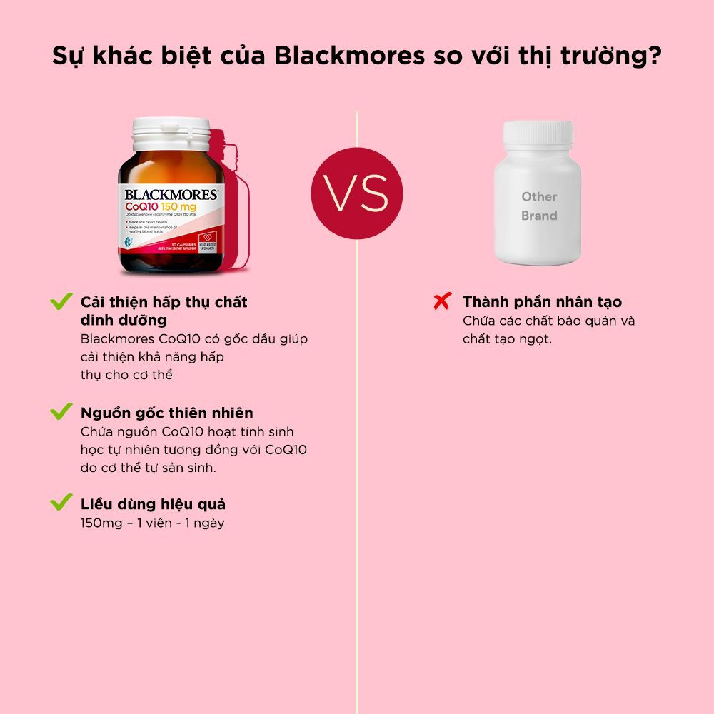 Viên uống Blackmores hỗ trợ duy trì sức khỏe tim chai 30 viên