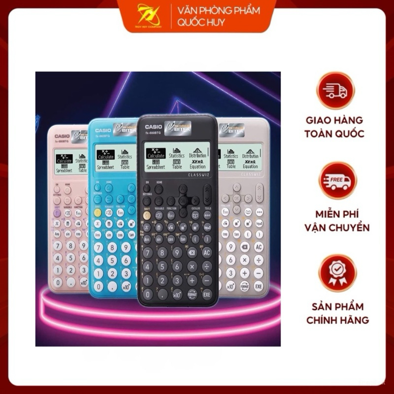 MÁY TINH FX 580VN X HÀNG CHÍNH HÃNG BẢO HÀNH 7 NĂM - VPP QUỐC HUY.