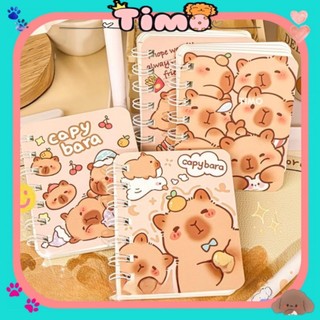 Sổ Capybara A7 Lò Xo Ghi Chép Nhỏ Mini Đồ Dùng Học Tập Cute Timo VPS15