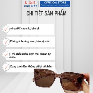 GIẢM SHOCK 50% - Kính Mát Nam Nữ chữ V Dáng Vuông Thời Trang chống tia UV400 Form Hàn Quốc - T47