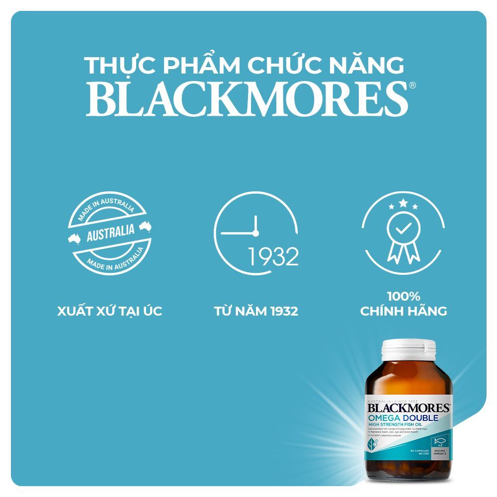 Viên uống Blackmores bổ sung omega cho cơ thể chai 90 viên