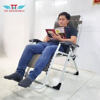 Ghế Xếp Thư Giãn Tín Thành Phát | Gấp Gọn, Chịu Tải Đến 250kg, Khung Thép Tĩnh Điện, Đa Năng, Bền Bỉ