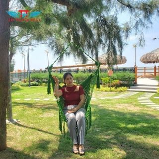 Võng xích đu treo Tín Thành Phát, êm ái, nhiều màu sắc, bền đẹp