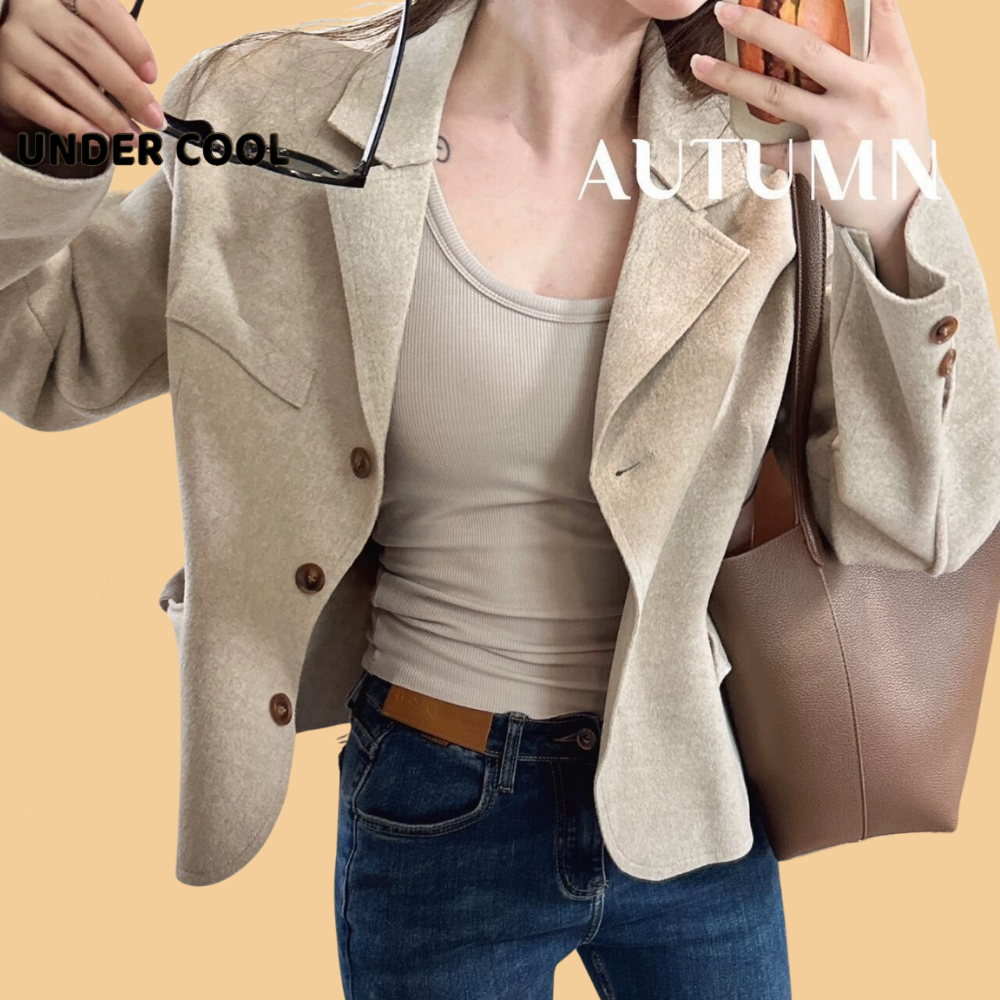 Áo 3 Lỗ Nữ Thun Tăm UNDERCOOL Form Nhỏ Slimfit Chất Mát 5 Màu Basic ABL24