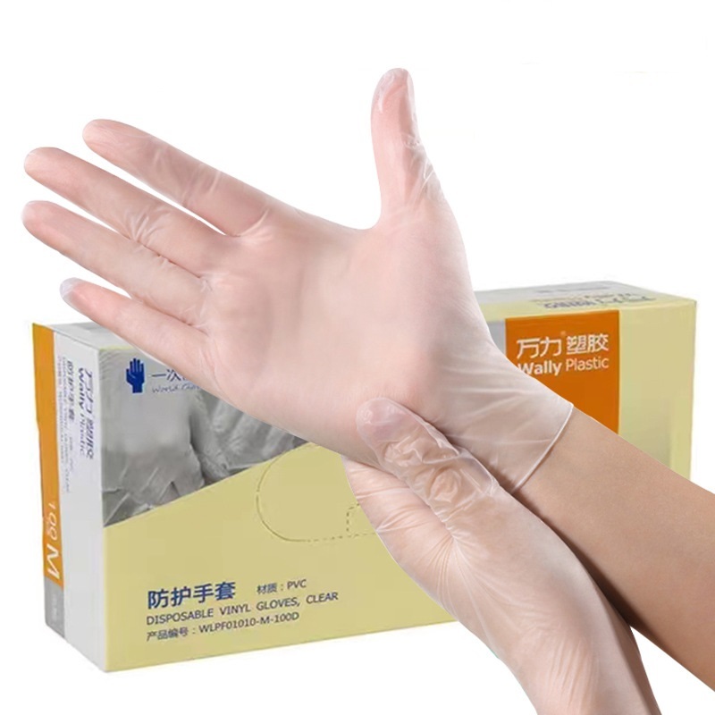 Găng tay làm bánh PVC hộp 100 chiếc (size M)