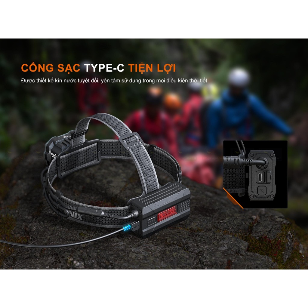 Đèn đội đầu Fenix HP35R Chính hãng (4000 lumens)