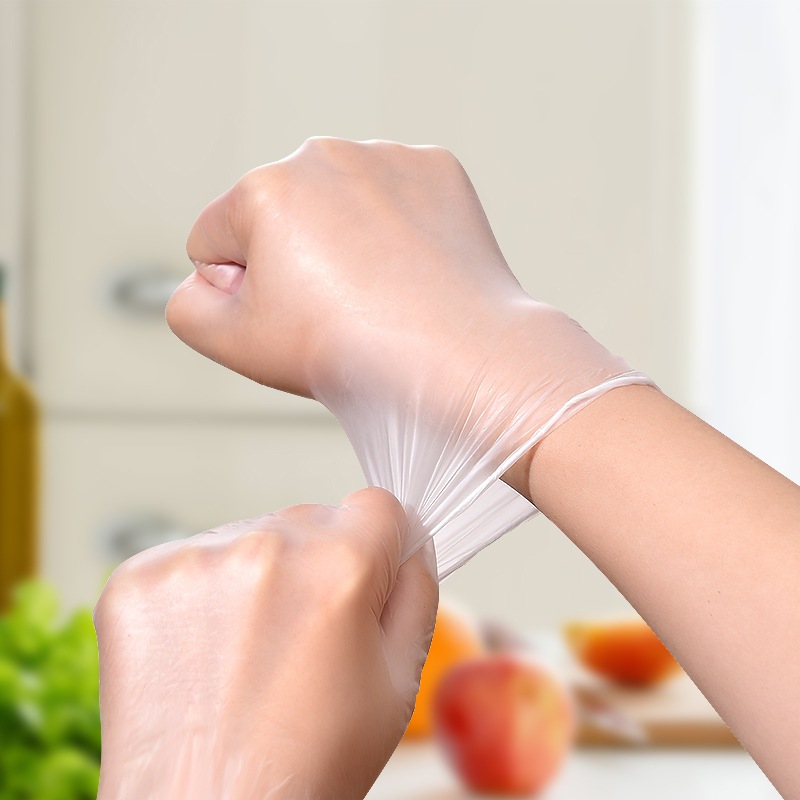 Găng tay làm bánh PVC hộp 100 chiếc (size M)