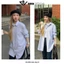 Áo sơ mi dài tay kẻ sọc nam nữ DWIN chất vải oxford cộc basic unisex đứng form không nhăn cao cấp Local Brand SM05A