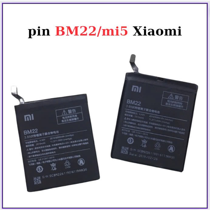pin xiaomi BM22/mi5,mới thay thế | Shopee Việt Nam
