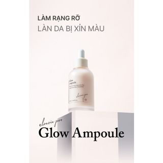 Tinh Chất Dưỡng Chống Lão Hóa, Giúp Da Sáng Mịn Đàn Hồi Cấp Ẩm Elravie Pro Glow Ampoule 50ml