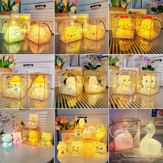 Đèn Ngủ LED Gà Con Mini Không Dây Decor Phòng Siêu Dễ Thương, Nhân Vật Hoạt Hình Phát Sáng LABY HOME
