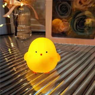 Đèn Ngủ LED Gà Con Mini Không Dây Decor Phòng Siêu Dễ Thương, Nhân Vật Hoạt Hình Phát Sáng LABY HOME