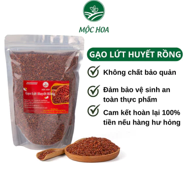 Gạo lứt đỏ, gạo lứt huyết rồng thơm, dẻo, nguyên cám
