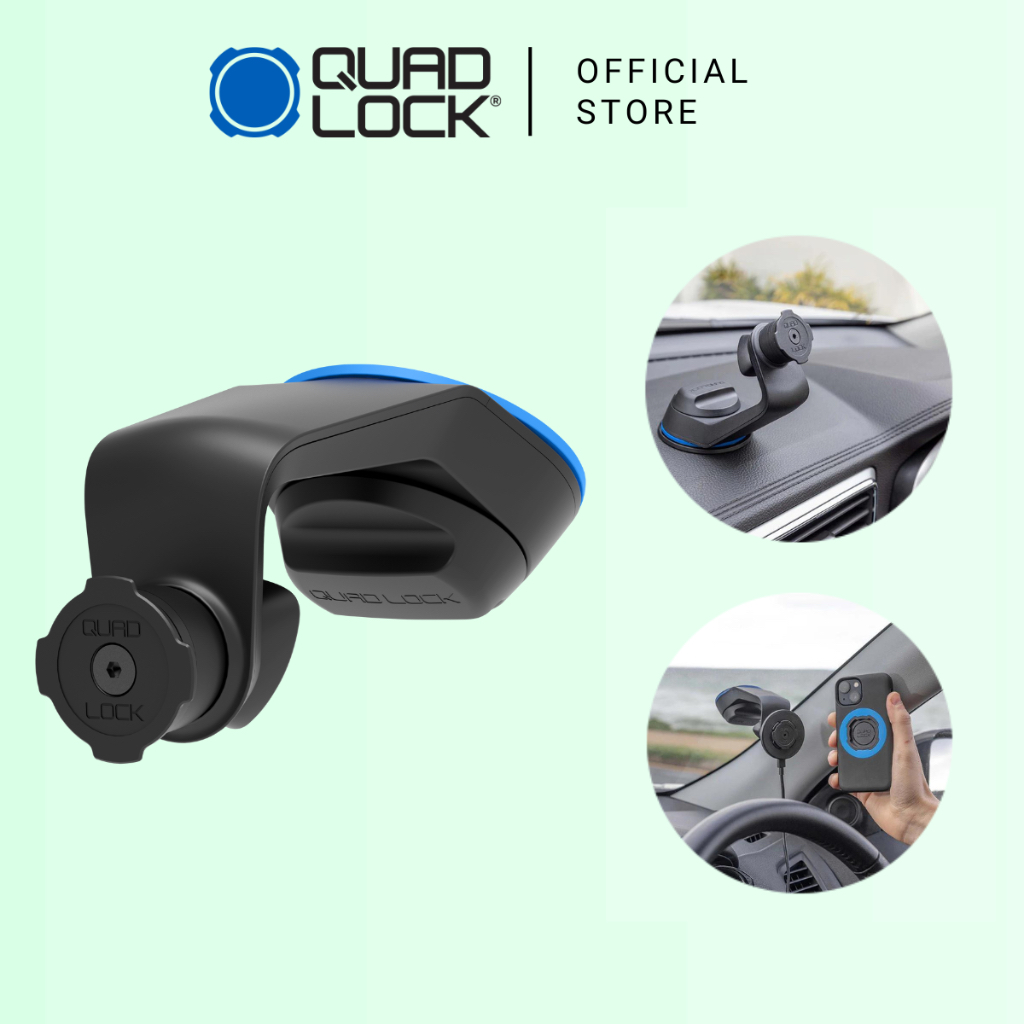 Giá Đỡ Điện Thoại Xe Hơi QuadLock (Quad Lock) Gắn Kính Chắn Gió