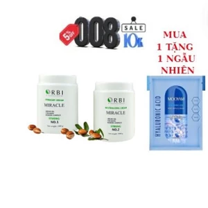 Bộ Kem Duỗi Hương Thơm ORBI STRAIGHT CREAM | Made in VietNam | 1000ml x 2