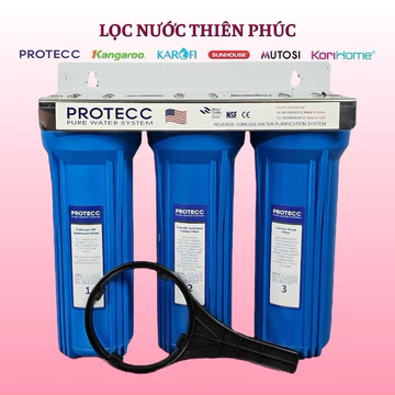 BỘ 3 CẤP LỌC ( 3 XANH ) ⚡️ XẢ KHO ⚡️ 10 INCH 1 RON LỌC NƯỚC - BỘ 3 LỌC NƯỚC, CẶN BẨN, KHỬ MÙI - BỘ 3 LỌC THÔ