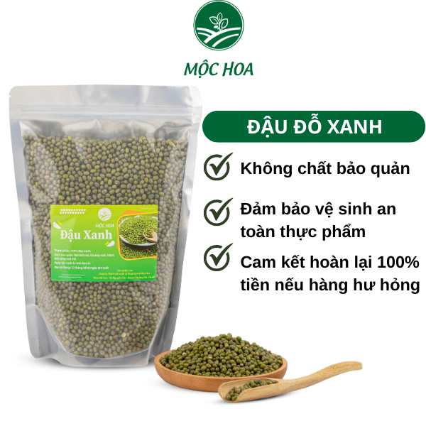 Đậu đỗ xanh nguyên hạt đậu mỡ hạt đều ngon sạch, đậu làm giá đỗ ...
