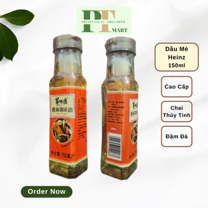 Dầu mè Heinz chai thủy tinh Cao Cấp 150ml. Dầu Vừng Trắng