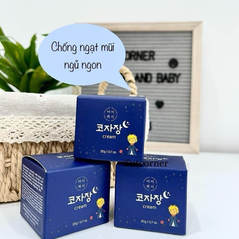 Kem thảo dược bôi chống ngạt mũi cho bé Kojajang Hàn Quốc tibongstore hũ 20gram