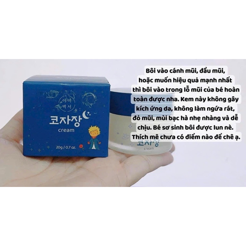 Kem thảo dược bôi chống ngạt mũi cho bé Kojajang Hàn Quốc tibongstore hũ 20gram