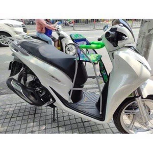 Ghế ngồi xe SH có dây đai an toàn cho bé ,ghế ga xếp sắt sơn tĩnh điện gấp gọn , AN TOÀN CHO BÉ