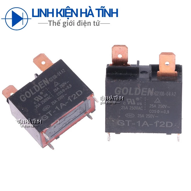 Relay Cấp Lốc Điều Hòa 12VDC 25A 4 Chân Mới