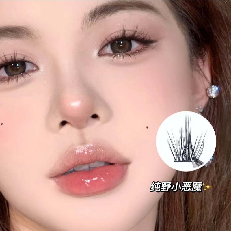 Bộ Mi Giả Tách Sợi Nhiều Chùm Nhiều Phong Cách Mixiaohe 3-5-7-8-10-12 Hàng