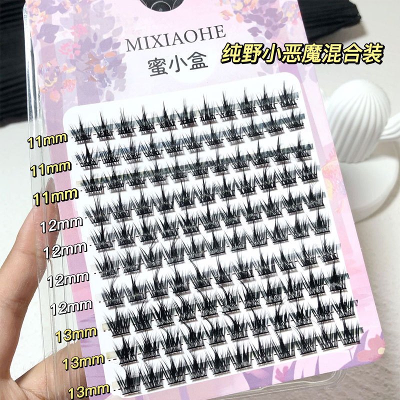 Bộ Mi Giả Tách Sợi Nhiều Chùm Nhiều Phong Cách Mixiaohe 3-5-7-8-10-12 Hàng