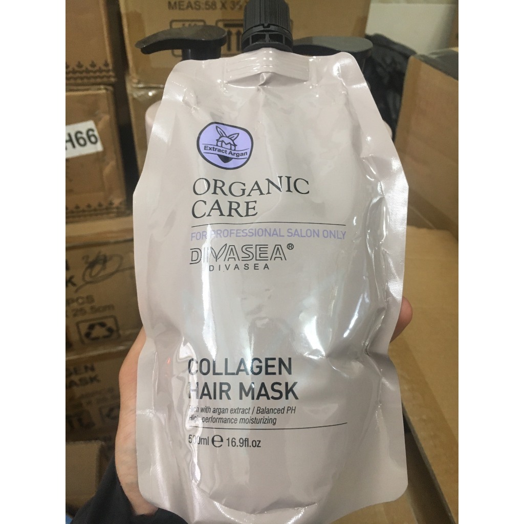 Kem Ủ, Hấp Tóc DivaSea Phục Hồi Tóc Hư Tổn Gãy Rụng | Made in Italy | 500ML
