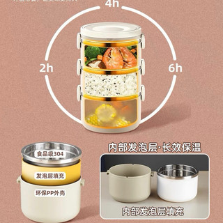 Hộp đựng cơm giữa nhiệt cao cấp LUCKY 4 tầng ruột inox 304 an toàn sức khoẻ