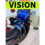 GHẾ GA XẾP SẮT SƠN TĨNH ĐIỆN XÁM VISION CÓ DÂY ĐAI AN TOÀN