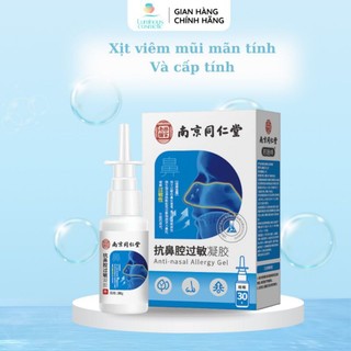 Xịt Viêm Xoang Mãn T`ính Và Cấp Tính AnTi-NasaLAllergy.GEl Đồng Nhân Đường