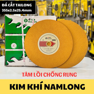 (Combo 5 viên) Đá cắt inox 355x2.5x25.4mm TAILONG, đá cắt sắt inox, đá cắt TaiLong, chống rung