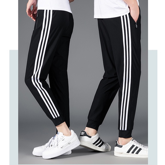 Quần thể thao 3 sọc cho cả nam và nữ (45-85kg) form chuẩn, chất dày đẹp