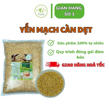 2kg Yến mạch Tươi nguyên hạt cán dẹt - Túi 2kg yến mạch Úc