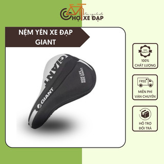 Bọc Nệm Yên Xe Đạp Chính Hãng GIANT Chất Liệu Silicon Êm Ái Siêu Dày Cao Cấp Phù Hợp Mọi Loại Yên Xe