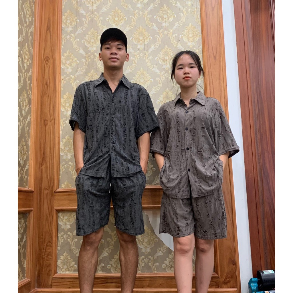 SET BỘ QUẦN ÁO RÁCH HIT HOT, THOÁNG MÁT, DỄ PHỐI ĐỒ SIZE 40 - 85 kg ...