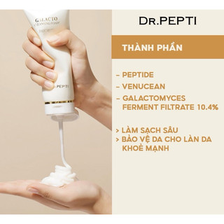 Sữa Rửa Mặt Dr Pepti Galacto Cleansing Foam 110ml
