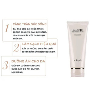 Sữa Rửa Mặt Dr Pepti Galacto Cleansing Foam 110ml
