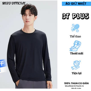 Áo giữ nhiệt nam thun lạnh tay dài ôm body co giãn 4 chiều chất đẹp Misu hàng Việt Nam chất lượng cao TD41