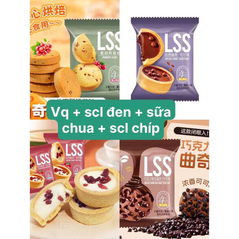 Bánh Quy Socola LSS Mix nhiều nhóm phân loại ,Bánh quy bơ phủ socola thơm ngon, bánh cookies socola